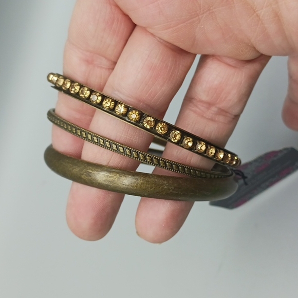 Paparazzi bronze trio set bracelets NWT - Picture 1 of 8